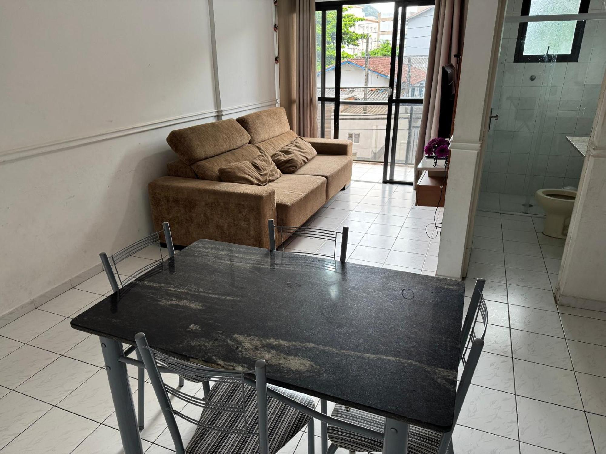 Confortavel Apartamento 1 Dorm Com Piscina E Lazer Guarujá Dış mekan fotoğraf